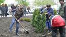 Доброволци в Сливен засадиха 90 дръвчета 