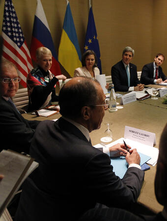 Русия, САЩ и ЕС се споразумяха за деескалация на кризата в Украйна