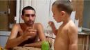 Шокиращо видео: Баща учи детето си да пуши! (ВИДЕО)