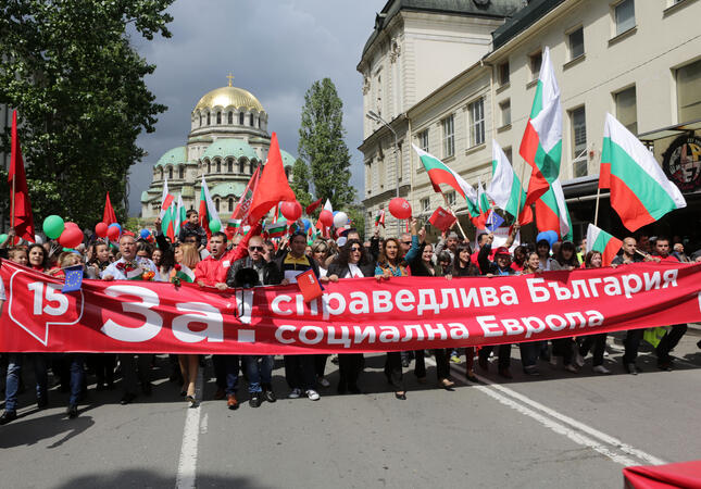 20 000 души участват на традиционния митинг на левицата