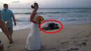 Както си се женят на плажа и изведнъж... (СНИМКИ)
