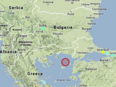 350 са разтърсванията след мощния трус в Егейско море