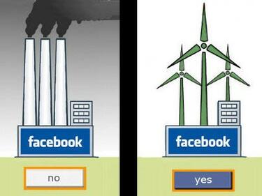 Greenpeace "натиска" Facebook да мине към зелена енергия