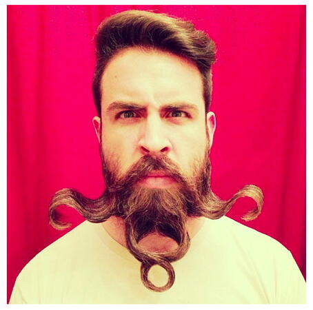 Уникален начин да използваш брадата си (ВИДЕО/СНИМКИ)