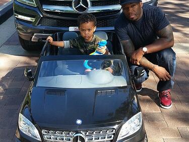 50 Cent купи скъпо возило на 2-годишния си син (СНИМКИ)