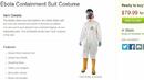 Хелоуин ни плаши тази година с ебола - защитен костюм срещу вируса става хит 