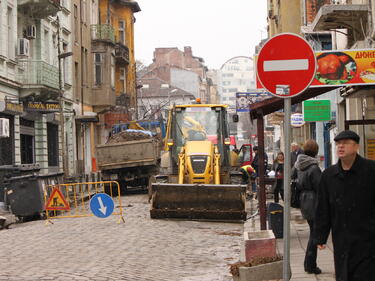 Движението в София с временни промени 