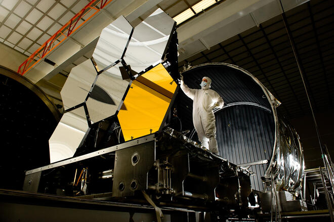 Наследникът на телескопа „Хъбъл“ отбеляза повратна точка в строежа си 