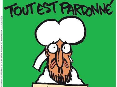 Charlie Hebdo отвърна на атаката - излезе с карикатура на Мохамед на корицата 