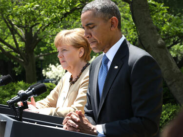 Меркел и Обама обсъждат кризата в Украйна 