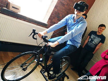 Widerun превръща вашето колело в машина за виртуална реалност