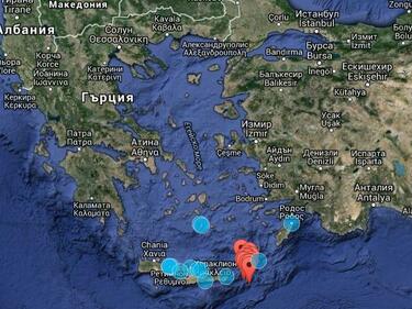 41 земетресения са регистрирани в Гърция