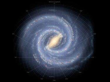 Уточниха предполагаемия изглед на Млечния път