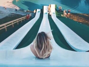 Най-невероятната водна пързалка в света (ВИДЕО)
