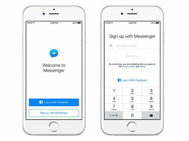 Messenger-ът на Facebook вече не изисква акаунт в социалната мрежа