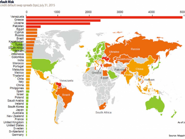 Мислехте си, че само Гърция е зле? Ето кои държавите, заплашени от дефолт