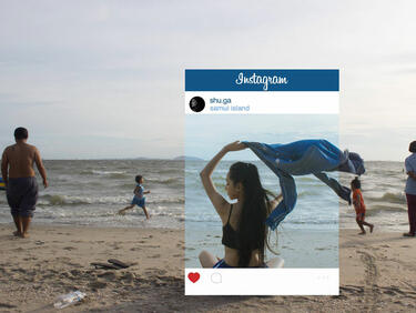 Как изглеждат "напудрените" Instagram снимки в реалността