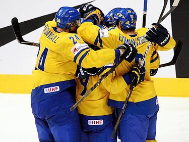 ﻿Финландия-Швеция е финалът на Световното първенство по хокей на лед