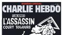 Карикатура на Бог убиец върху корицата на Charlie Hebdo година след ужаса