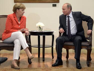 Путин изкарал акъла на Меркел