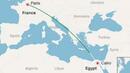 Египетският самолет се е разбил на юг от гръцкия остров Карпатос
