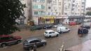 Проливен дъжд и ураган в Асеновград, наводни улици и сгради, събори дървета