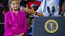 Обама за първи път подкрепи публично Хилъри Клинтън