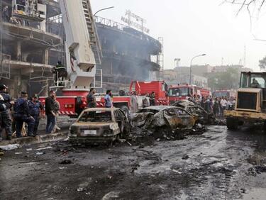 Нови 13 жертви след серия от атентати в Багдад