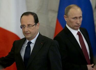 Напрежение между Москва и Париж! Путин ядосан на Оланд, отмени визита в Париж (допълнена)