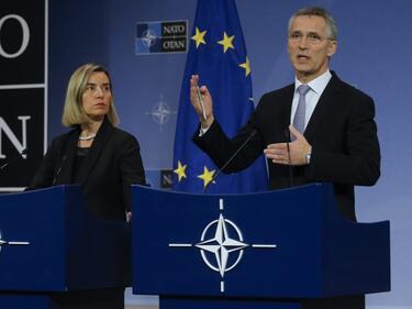 ЕС и НАТО се споразумяха за взаеимодействие в 7 области