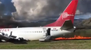 Пътнически самолет се запали в Перу (ВИДЕО)