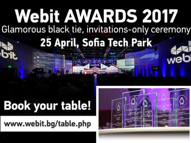 Webit подготвя невиждана досега церемония за годишните си награди