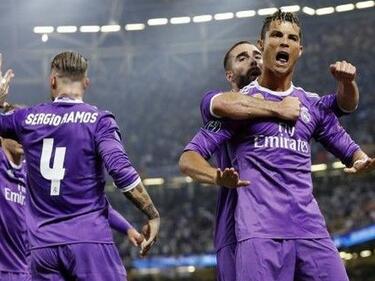 Велик Реал грабна 12-та купа в Шампионската лига срещу безпомощен Ювентус