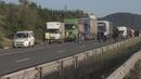 Три инцидента за денонощие с камиони блокираха "Струма" (СНИМКИ/ВИДЕО)