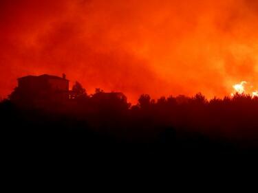 Трети ден огромен горски пожар заплашва Атина (ВИДЕО)
