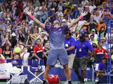 Дел Потро направи уникален обрат на US Open