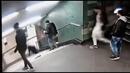 Пребиха нашенеца, ритнал жената в берлинското метро