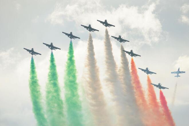 Frecce Tricolori (Фрече Триколори), италиански ВВС 