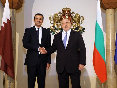 Борисов поиска повече инвестиции у нас от шейха на Катар