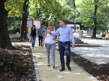 Старт на ремонта и възстановяването на Розариума в "Борисовата градина"