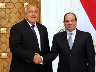 Борисов поиска от президента на Египет засилване на икономическите ни връзки