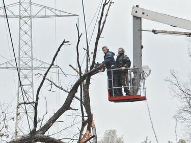 Възстановиха електрозахранването на Доспат