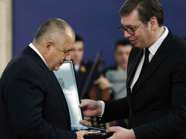 Вучич награди Борисов с най-високото отличие на Сърбия