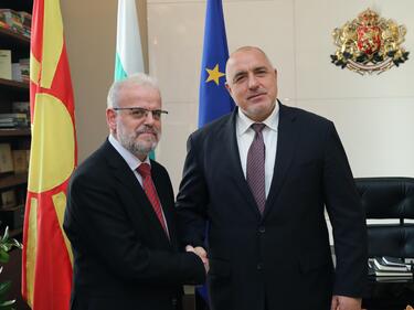 Борисов и Джафери обсъдиха изграждането на новите транспортни връзки с Македония