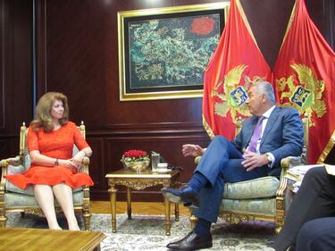 Черногорският президент към българския вицепрезидент: Благодаря на България за подкрепата по пътя ни към ЕС