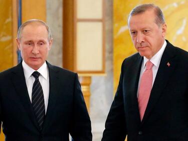 Путин разговаря с Ердоган за Сирия
