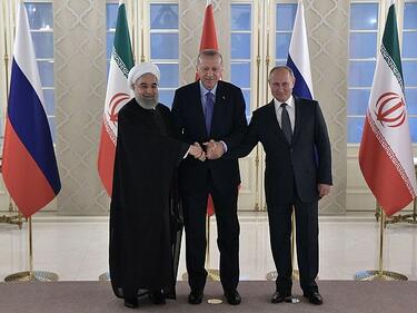 Путин, Ердоган и Рухани създават конституционен комитет за Сирия