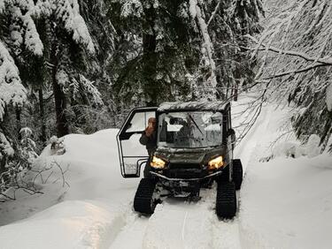 Снегът остави без ток няколко села в Смолянско, Кърджалийско, Сливенско и Старозагорско