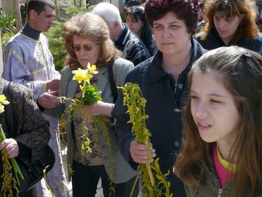 Църквите без върбови клонки на Цветница, Великден с Благодатния огън от 2019 г.