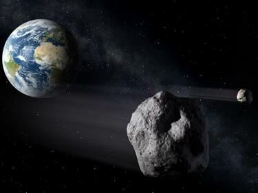 Голям астероид прелита покрай Земята днес